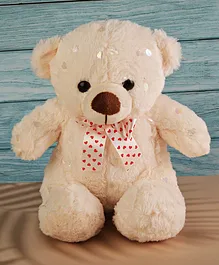 Dukiekooky Unisex Kids Cute & Adorable Cream Teddy  Bear Soft/Plush Toy for Boys & Girls Height - 24 cm