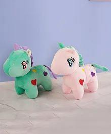 Dukiekooky Unisex Kids Cute & Adorable Pack of 2 Unicorn Soft/Plush Toy for Boys & Girls. Height - 25 cm
