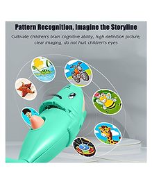 AKN TOYS Shark Patterns Mini Projector Torch Toy Slide Flashlight Torch for Kids Projection Light Toy(colour may vary )