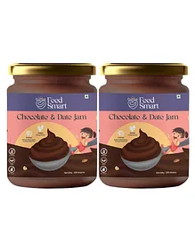 Feed Smart Chocolate & Date Jam | Vegan | Pure Dates | No Sugar | No preservatives | No artificial colours or flavours | 100% Natural | 225g | Pack of 2