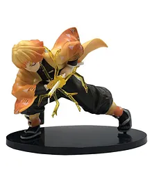 Zenitsu Demon Slayer Action Figure Attack Limited Edition for Car Dashboard, Decoration, Cake, Office Desk & Study Table