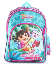 Dora the Explorer-Inspired School Bag for Young Adventurers Blue - 16 Inches