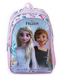 Disney Frozen Inspired School Bag for Winter Wonderland Adventures Multicolour - 18 Inches