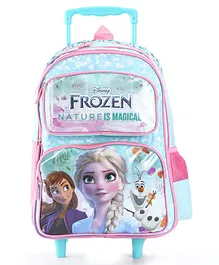 Disney Frozen Inspired School Trolley Bag for Winter Wonderland Adventures - 18 Inches