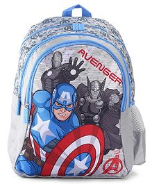 Avengers School Bag A Playful Companion for School Days Grey - 14 Inches