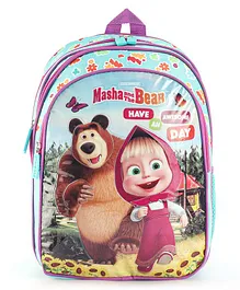 Masha & Bear School Bag - The Epitome of Style and Fun - 14 inches