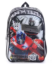 Transformers School Bag Roll Out to School in Transformers Fashion Multicolour - 14 Inches