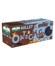 Tummy Friendly Foods Millet Cookies - Oats and Chocolate - 75 g. Healthy Ragi cookies for Baby, Kids & Adults