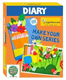 Lighthouse Make Your Own Diary DIY Kit - Multi Color