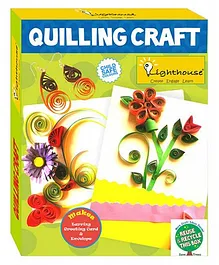 Lighthouse Make Your Own Quilling Craft DIY Kit - Multi Color