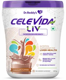 Dr Reddy's Celevida Liv Nutrition Drink for liver health Chocolate Flavour- 400 g