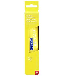 Dr Reddy's Curaprox BeYou Toothpaste 60ml - Gentle Everyday Whitening Toothpaste - SLS Free Microplastic Free Triclosan Free Fluoride Toothpaste (Yellow)