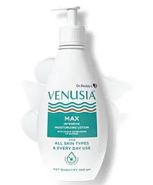 VENUSIA Dr. Reddy Max Intensive Moisturizing Lotion, Repairs Dry Skin, Soft & Smooth, Moisturized & Hydrated Skin For Upto 12 Hours, 300g
