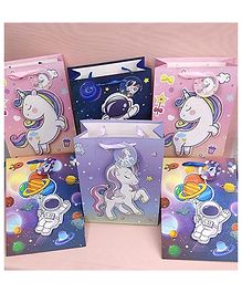 TERA 13 Carry Bag for kids Space & Unicorn Theme -10 Pcs