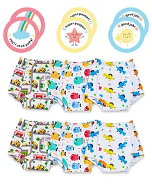SuperBottoms Potty Right Combo, Potty Training Magic Sticker (6 pack), Padded Underwear (6 pack)