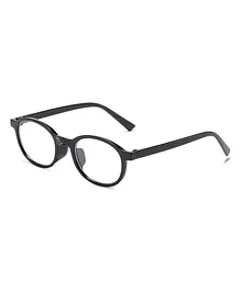 SYGA Children's Anti-Blue Light Glasses Retro Round Black Frame Cute Kids Suitable For Age 4 to 12 Years old