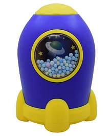 Asera Space Theme Piggy Bank with Number Code Lock Yellow