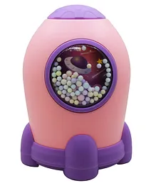 Asera Space Theme Piggy Bank with Number Code Lock Pink
