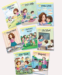 Good & Happy Living The Social Way Series Books (Set of 8) Kids Learning Social Responsibilities in Short Stories Books Ages 3 - 8 Years  English