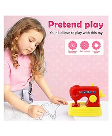 Fiddlerz Mickey Mouse Sewing Machine Toy for Kids Pretend Play Toys for Hours of Fun- Red