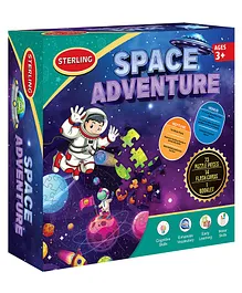 Sterling Space Adventure Puzzle Multicolor - 73 Puzzles