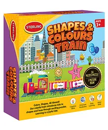Sterling Shapes & Colours Train Jigasw puzzle- 24 Pieces