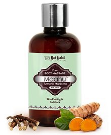 Nat Habit Turmeric Manjistha Maahu Ayurvedic Body Massage Oil-100ml