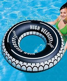 Sanjary Inflatable Swim safety Ring For kids size 80 -Color & Design May Vary