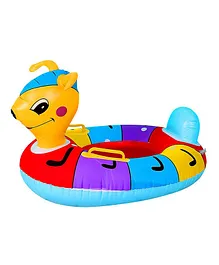 Sanjary Inflatable handle swimming boat design for kids color & design may vary