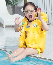 Sanjary Inflatable Swimming Jacket for kids large color & design may vary