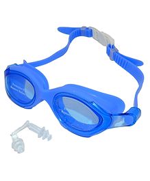 Sanjary Swimming goggles, ear protector for swimmers & kids to provide clear vision underwater & protecting the eyes from irritants color & design may vary