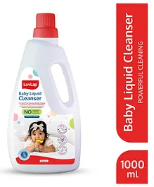 LuvLap Baby Liquid Cleanser 1000ml, For
                      Cleaning Feeding Bottles, Cutlery, Toys, Fruits
                      & Vegetables, Kills 99.9% Germs, pH Balanced,
                      Clear