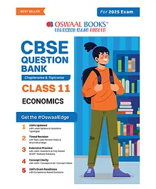 Oswaal CBSE Question Bank Class 11 Economics Chapterwise & Topicwise Solved Papers For 2025 Exams - English
