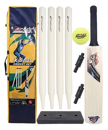 Speed Up X Shot Combo Box Cricket Kit for Kids Bat Gift Sports Outdoor Toy Boys Girls Picnic Carry Bag SSTP