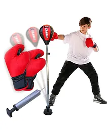Speed Up Yankee Boxing Punching Stand Set with Vacuum Base  Adjustable Height Sports Toys for Boys and Girls