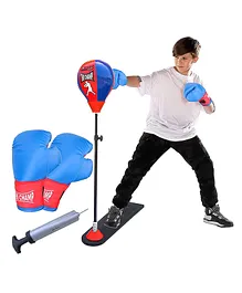 Speed Up The Champ Boxing Punching Stand Set Adjustable Height Sports Toys for Boys and Girls