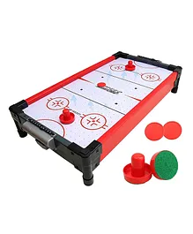 Speed Up Electric Air Powered Hockey Table Indoor Sports Gaming Set 2 Paddles 2 Pucks