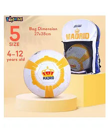 Speed Up Madrid Football Soccer with Bag and Pump Multicolor