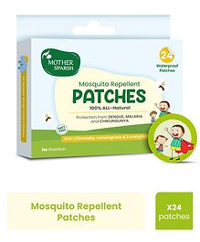 Mother Sparsh 100% All Natural Mosquito Repellant Patches for Babies - 24 Patches