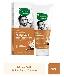 Mother Sparsh Daily Moisturizing Milky Soft Baby Face Cream - 50 g
