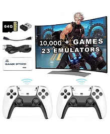TMG Wireless Retro Game Console Dual 2.4G Wireless Video Game Console 4K HDMI Output Support Up to 128 gb