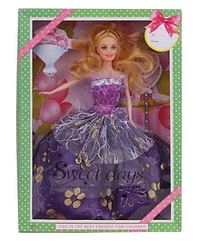 Smiles Creation Doll With Wand Purple - 29 cm