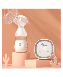 R for Rabbit First Feed Nova Electric Breast Pump with 9 Level Of Massage & Suction Mode - Peach