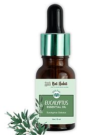 Nat Habit Pure Eucalyptus Essential Oil Therapeutic Grade, Steam Distilled With Eucalyptus Globulus For Hair & Skin, Aromatherapy, Diffuser Oil, 15 ml (Pack of 1)