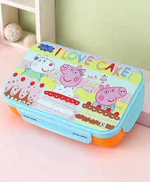 Peppa Pig Lunch Box with Spoon and Fork - Multicolour
