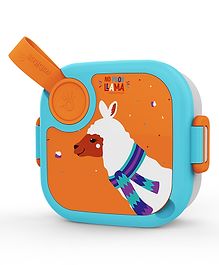 Rabitat Lunchmate Mini Stainless Steel Lunch Box with Spoon No Prob Llama - 500 ml