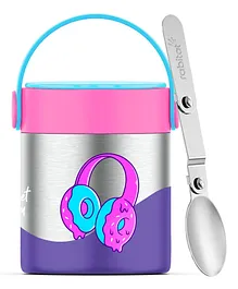 Rabitat Mealmate Theme Lunch Flask with Folding Spoon Miss Butters - 418 ml