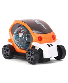 Rising Step Battery Operated Car With Lights And Music- Blue