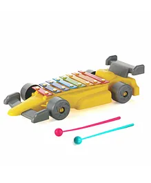 Aditi Toys Car Xylophone for Kids, Plastic Car Xylophone with 8 Metal Nodes, Xylophone Toy Car for Kids BIS Approved