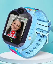 Spiky Cyclops 4G Calling Kids Multifunctional Smartwatch with Camera - Blue